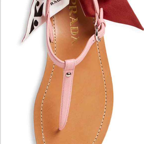 Prada Ankle Tie T-strap - Picture 3 of 3